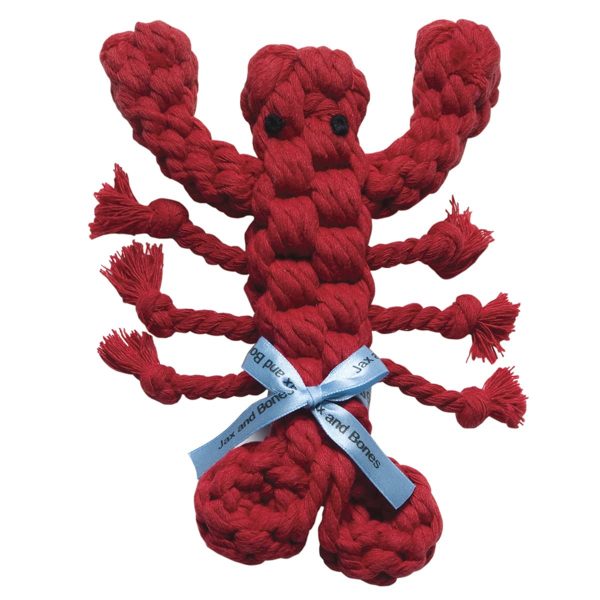 Jax & Bones Louie the Lobster Rope Toy » Shop @ Dogfather and Co.