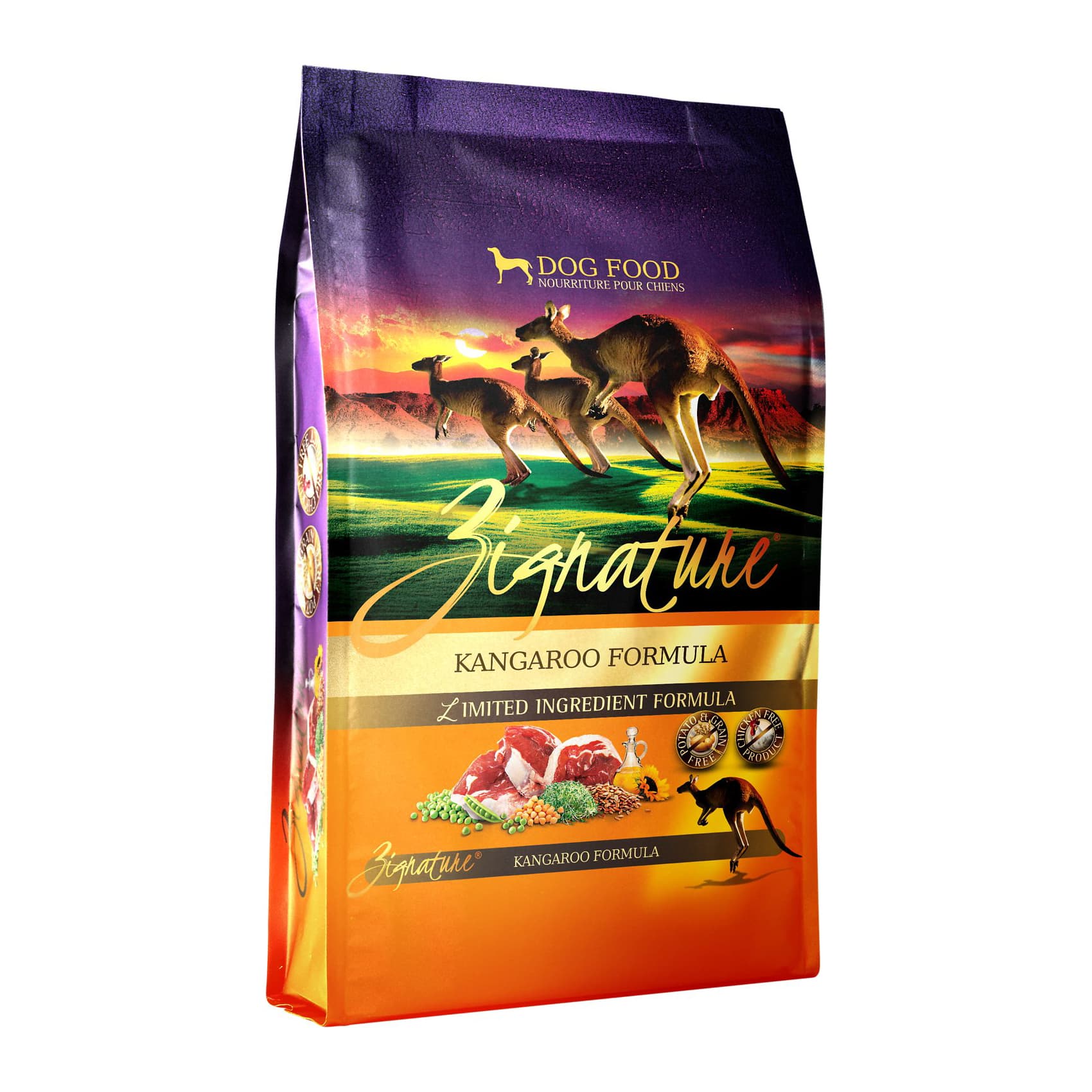 Zignature LID Kangaroo Dog Kibble 4lbs » Shop Dogfather and Co.