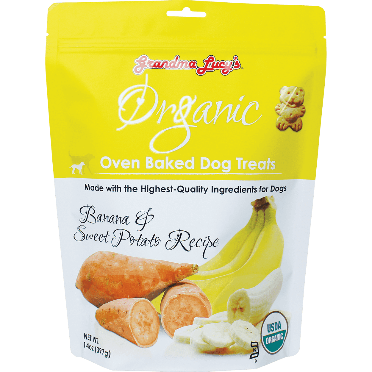 Grandma Lucy's Organic Banana & Sweet Potato Treats » Dogfather and Co