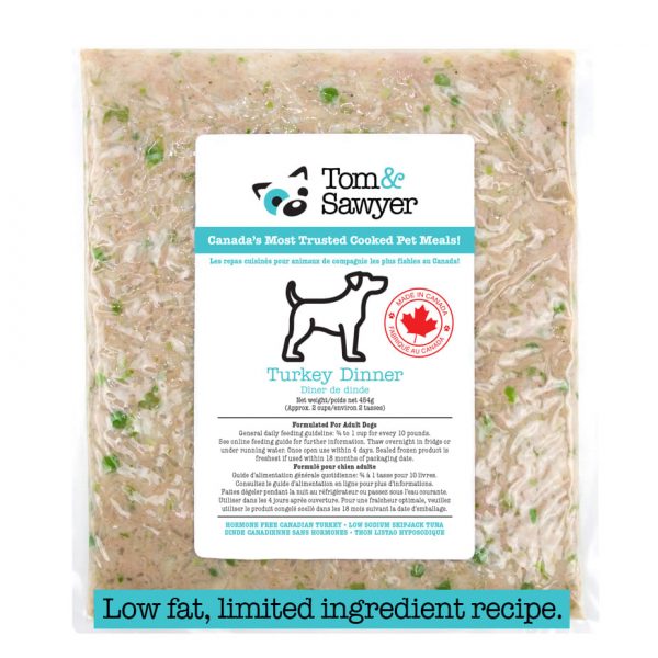 Tom & Sawyer Turkey Dinner for Dogs » - Shop @ Dogfather and Co.
