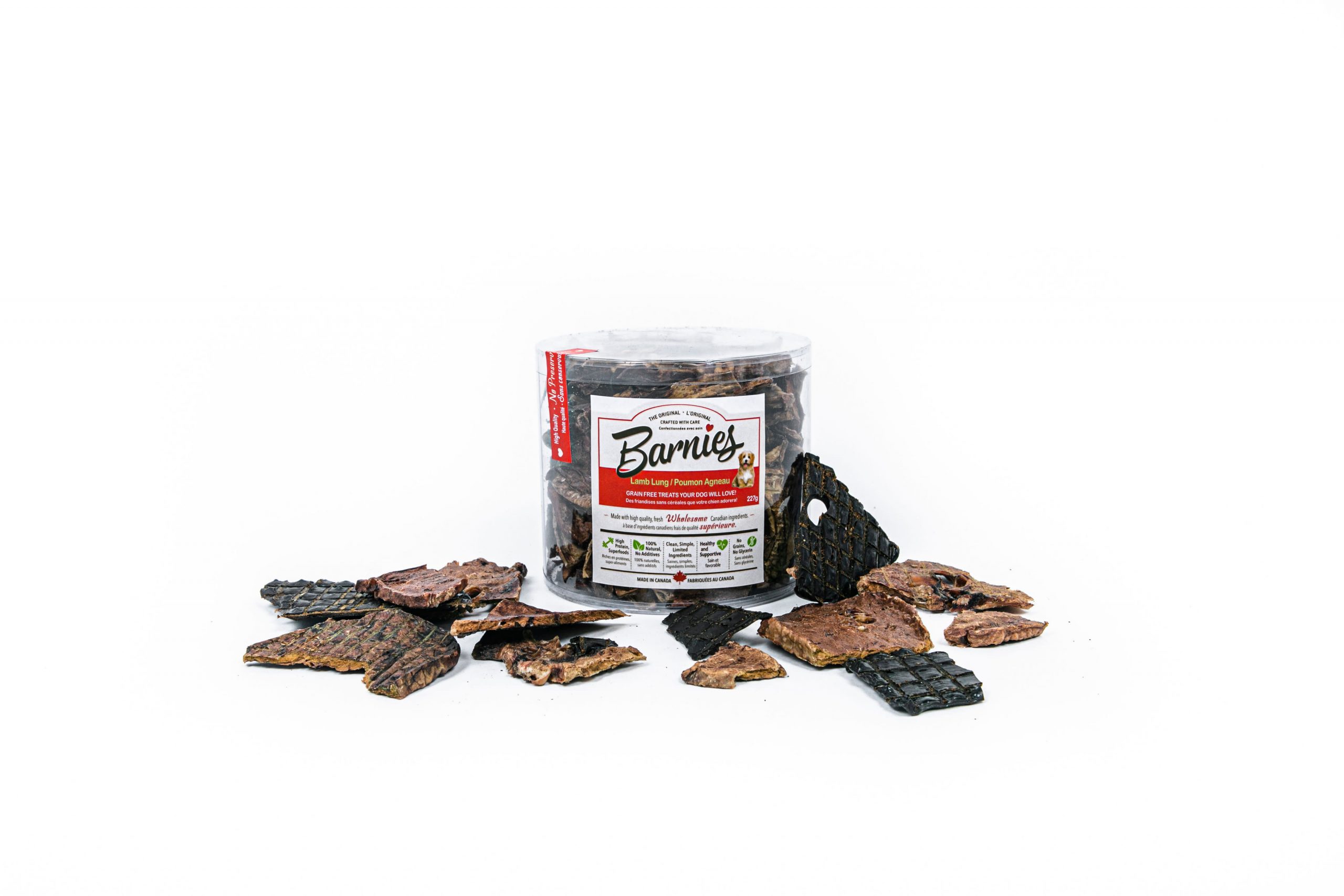 Barnies Dehydrated Lamb Lung 227g
