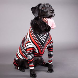BlackCoral-Striped_front_pajamas