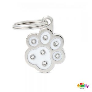 chic-white-paw-strass-id-tag