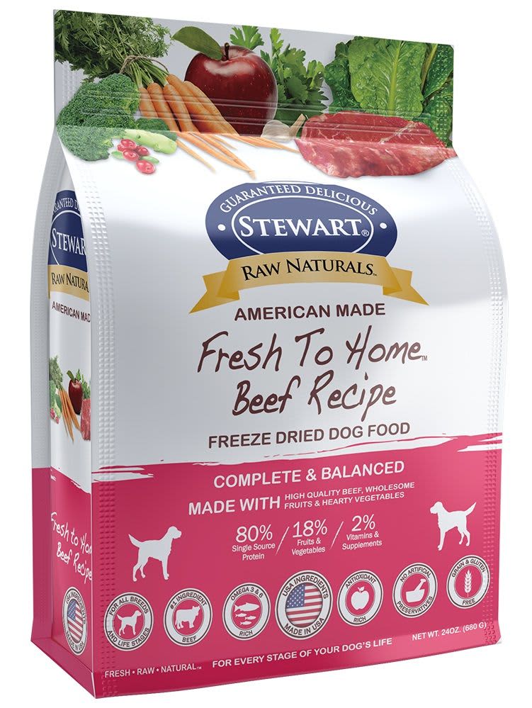 Stewart Freeze Dried Dog Food Beef Dogfather and Co. Dog