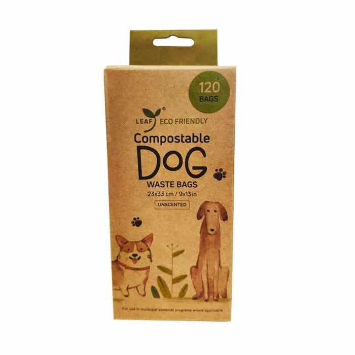 Leaf Unscented Compostable Dog Waste Bags