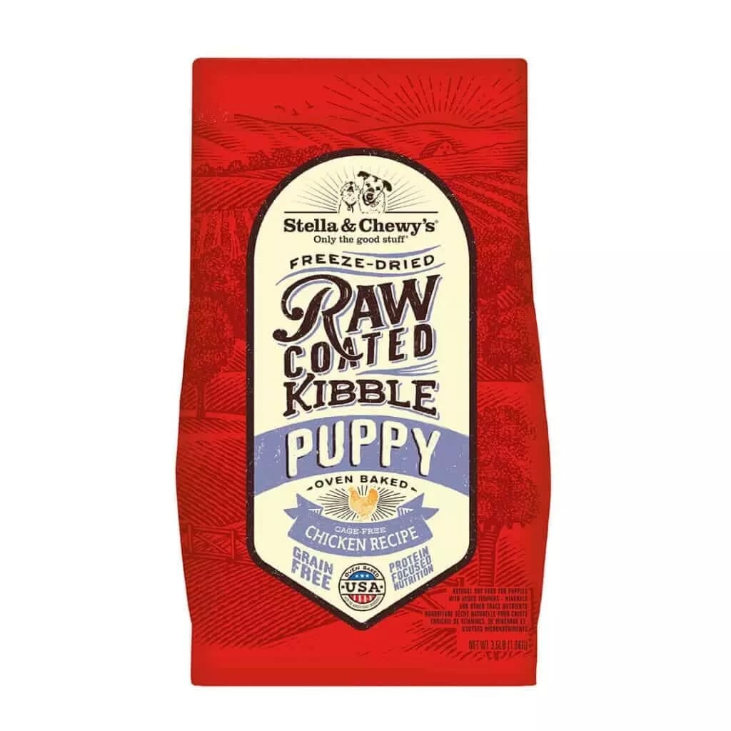 Stella & Chewy's Cage-Free Chicken Raw Coated Kibble Puppy » Dogfather