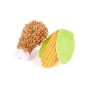 Barn Yarn Animals & Organic Catnip 2-Pack Cat Toy - Chilly Dog