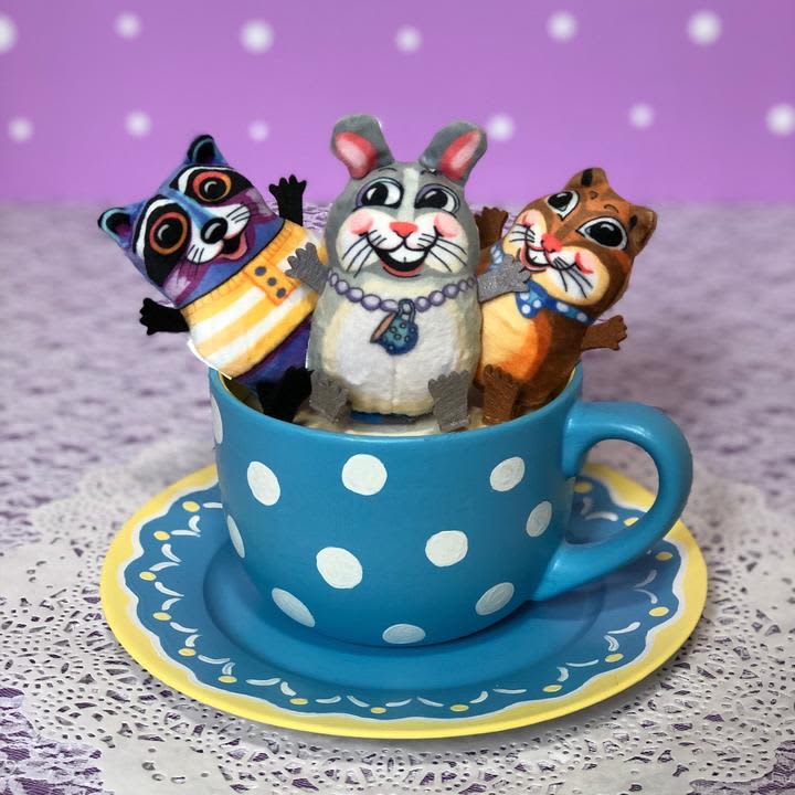 Fuzzu Teacup Chipmunk - Image 3