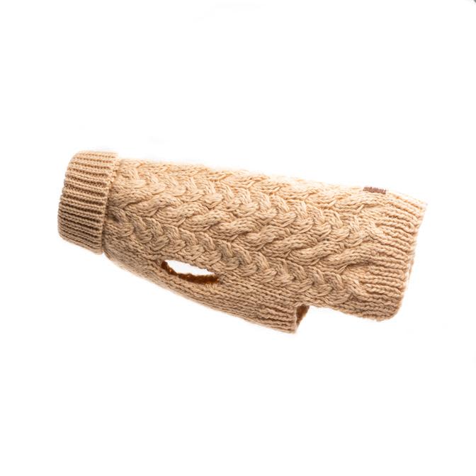 Fabdog Wool Turtleneck Sweater Cream - Image 2