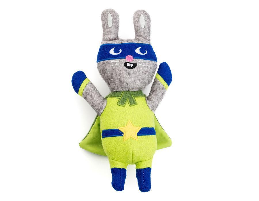 Jax & Bones Jumping Jax Rabbit Wool Toy » Dogfather and Co. | Dog ...