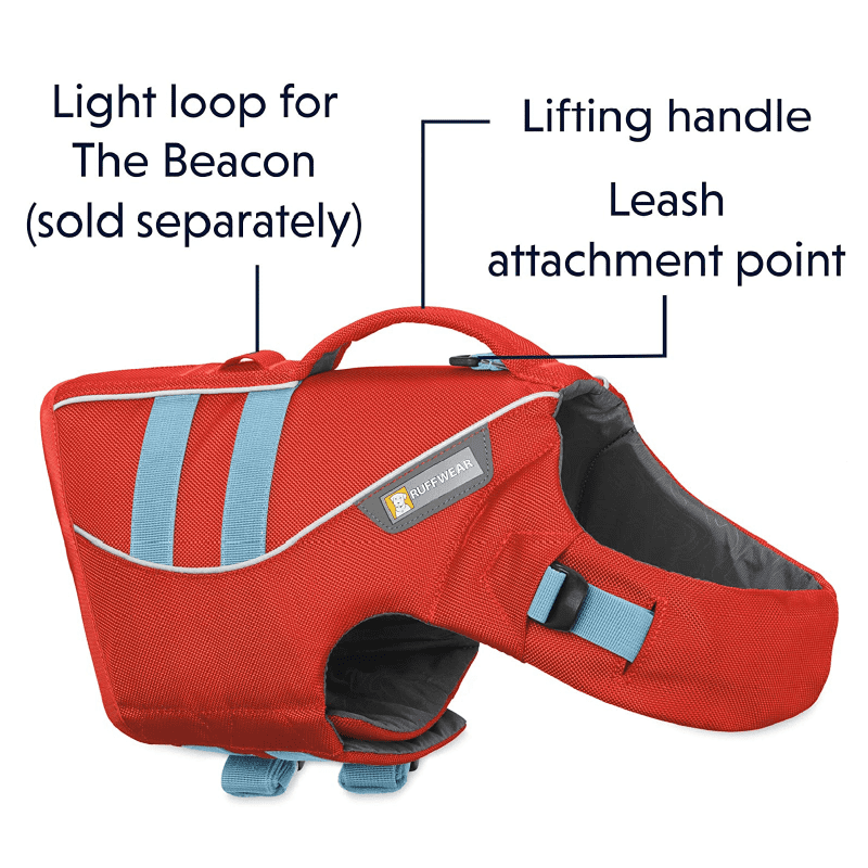 Ruffwear Float Coat Dog Life Vest Sockeye Red - Image 4
