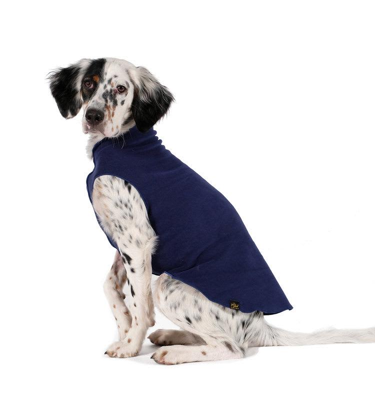 Gold Paw Series Stretch Fleece Pullover Navy » Dogfather and Co