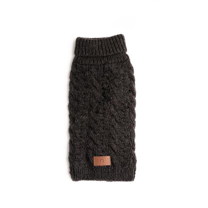 Fabdog Wool Turtleneck Sweater Charcoal Grey