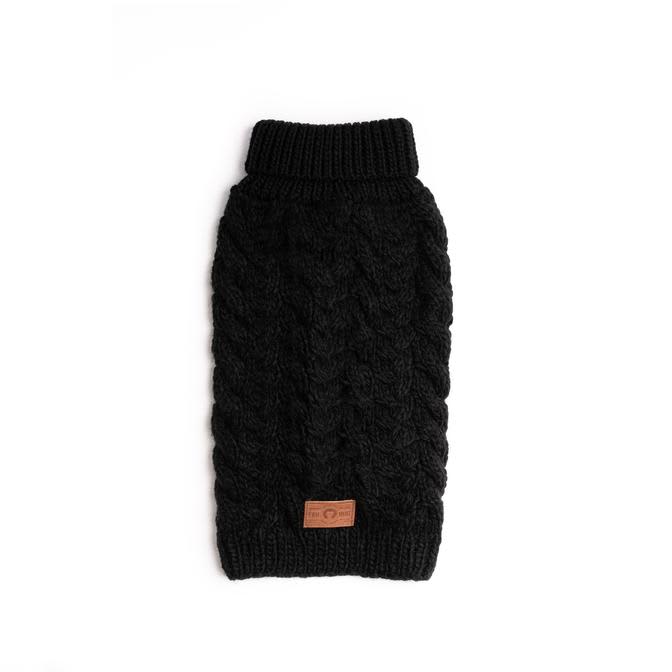 Fabdog Wool Turtleneck Sweater Black