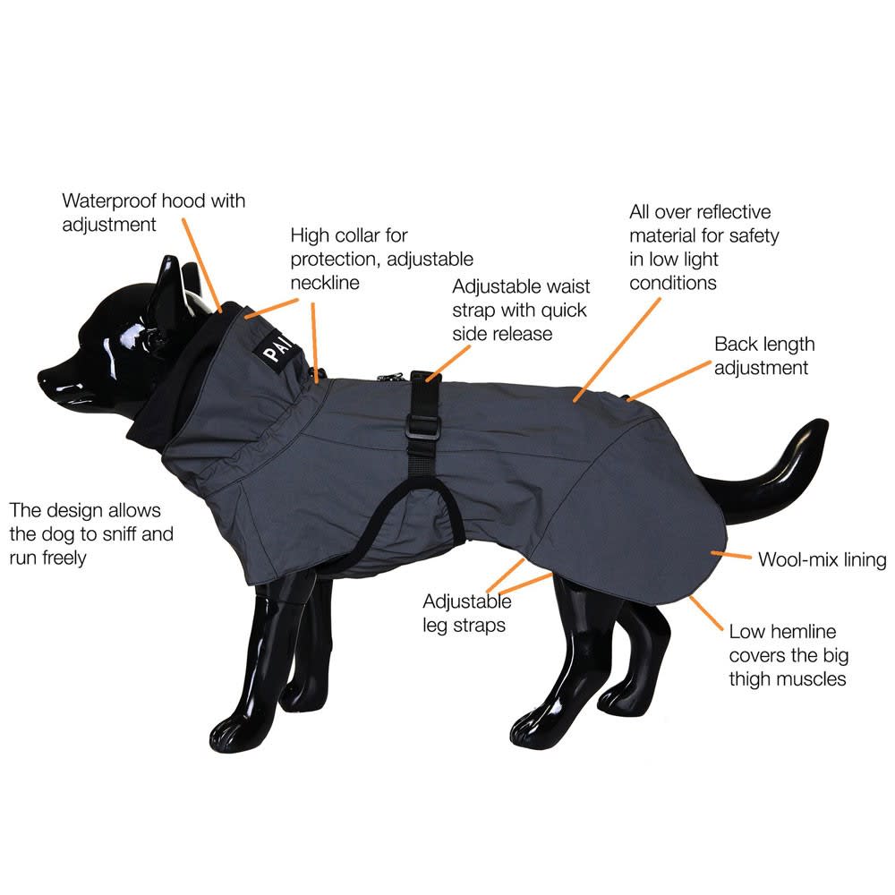 PAIKKA Visibility Raincoat Original Black - Image 3