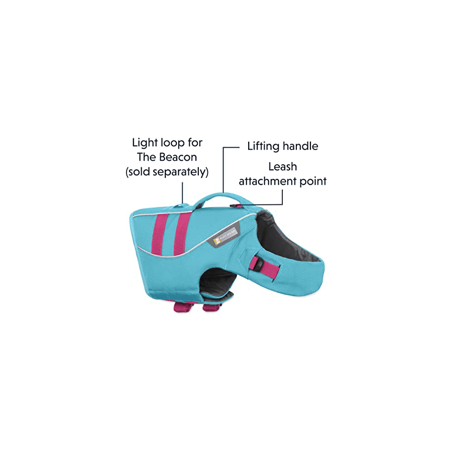 Ruffwear Float Coat Dog Life Vest Blue Atoll » Dogfather and Co. Dog