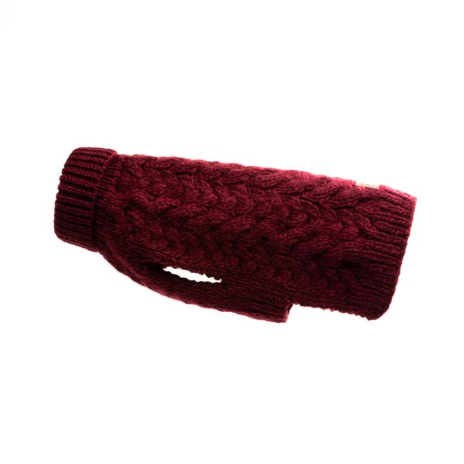 Fabdog Wool Turtleneck Sweater Burgundy - Image 2