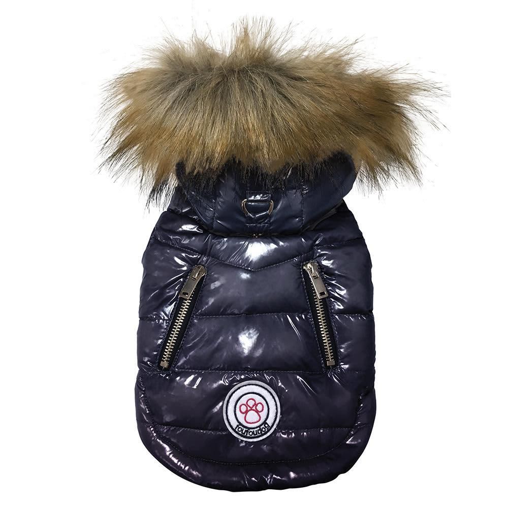 FouFou Dog 14K Foucler Luxe Coat Navy