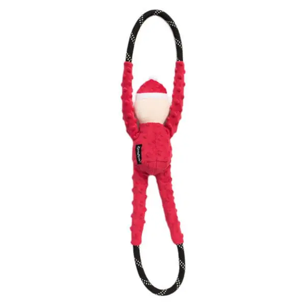 ZippyPaws Holiday RopeTugz Santa » Dogfather and Co. | Dog