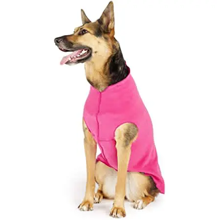 Gold Paw Series Stretch Fleece Pullover Fuchsia » Dogfather and Co.