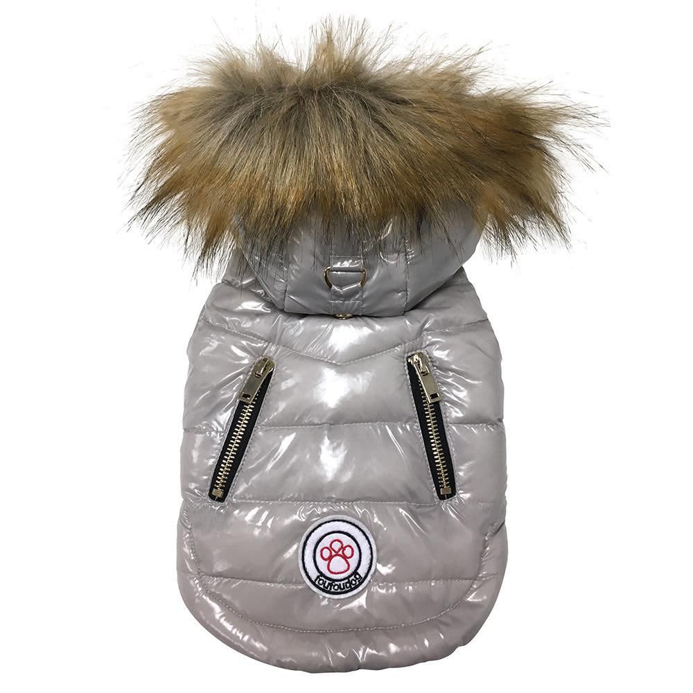 FouFou Dog 14K Foucler Luxe Coat Grey