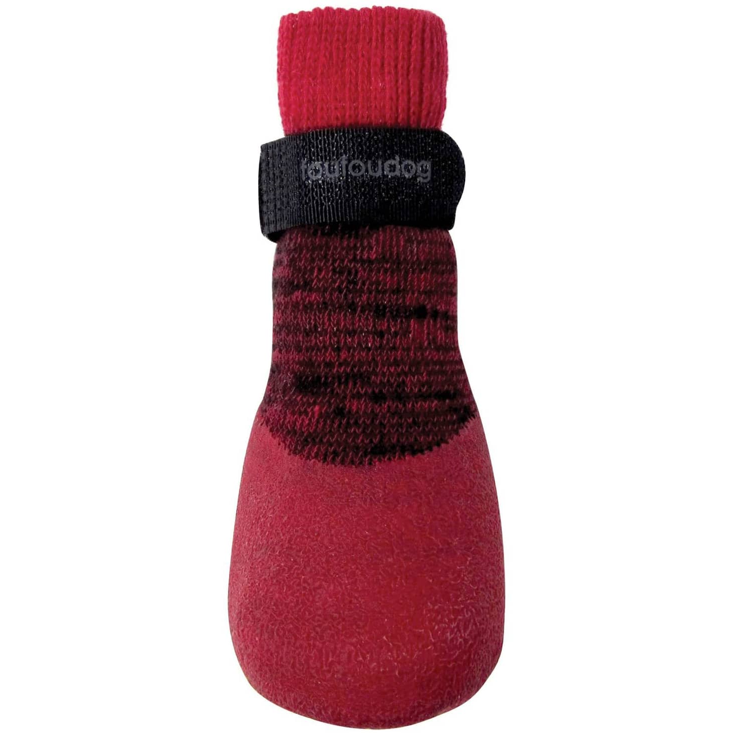 FouFou Dog Rubber Dipped Socks Red - Image 3