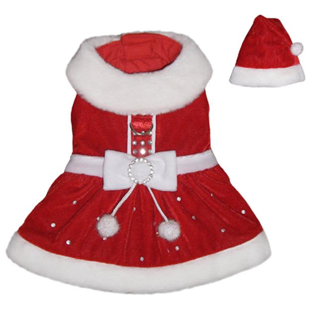 Female dog christmas sales dress