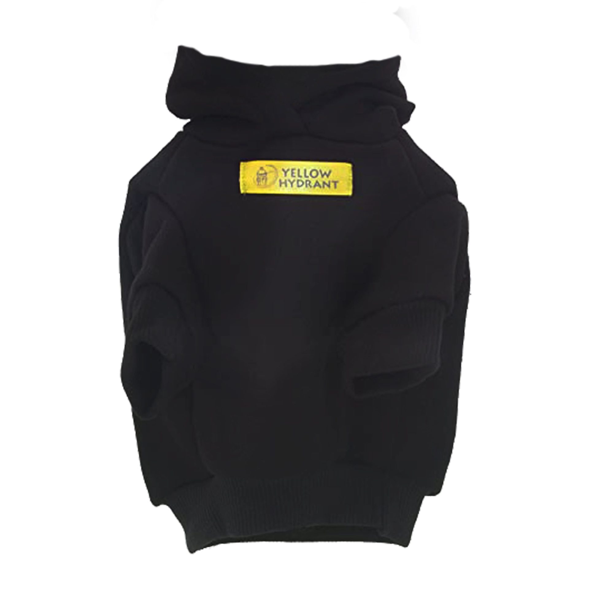 Yellow Hydrant Graphic Hoodie The Dogfather Black - Image 2