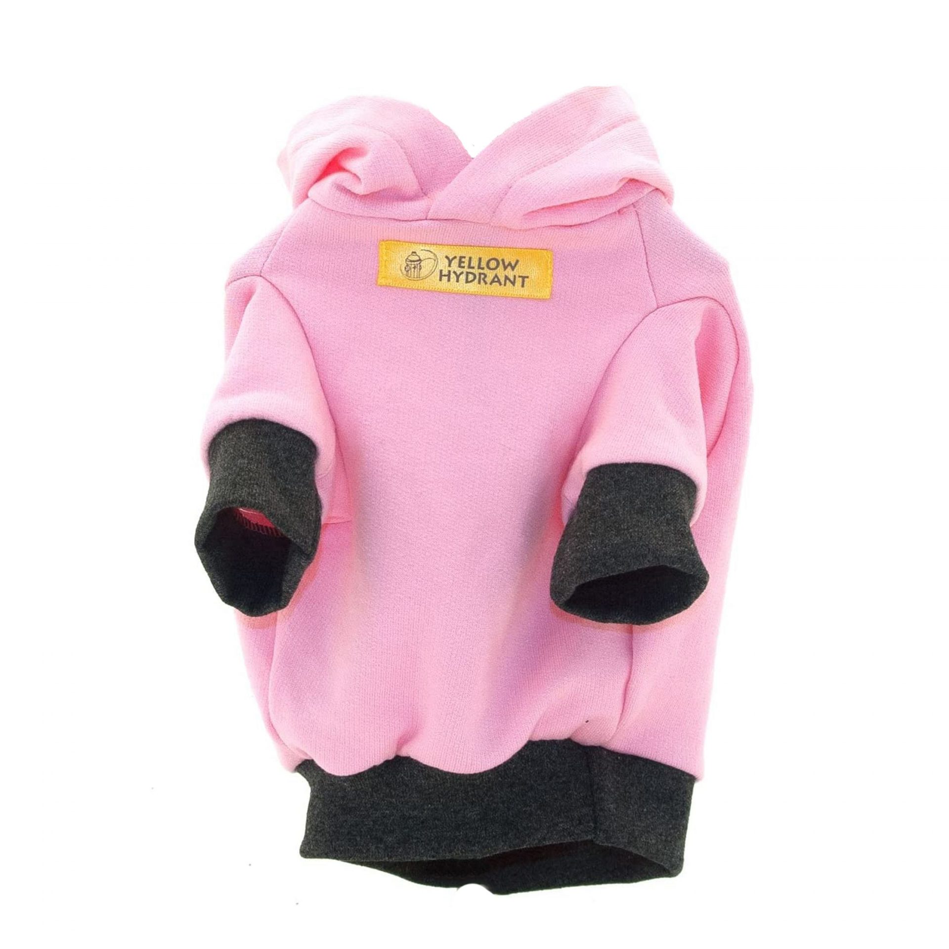 Yellow Hydrant Graphic Hoodie Girls Rule Pink - Image 2
