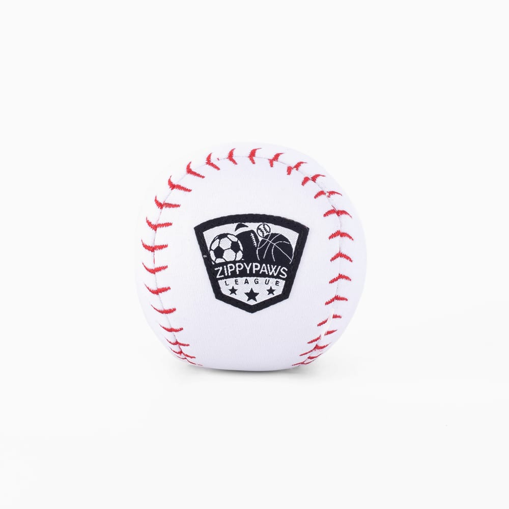 ZippyPaws Dog Toy SportsBallz Baseball - Image 2