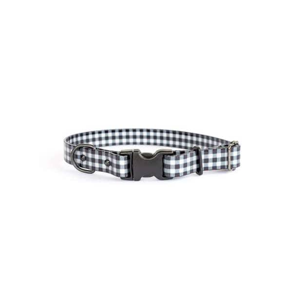 Euro-Dog Luxury Waterproof Dog Collar Gingham