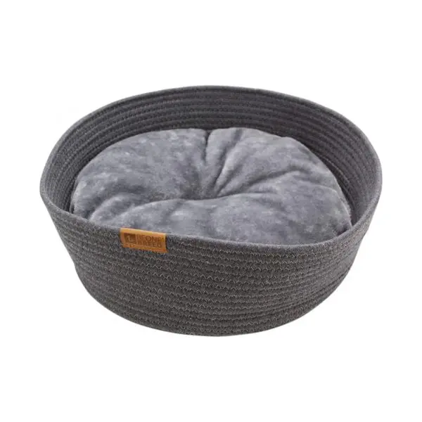 BeOneBreed Cat Cuddler Dark Gray Cat Bed