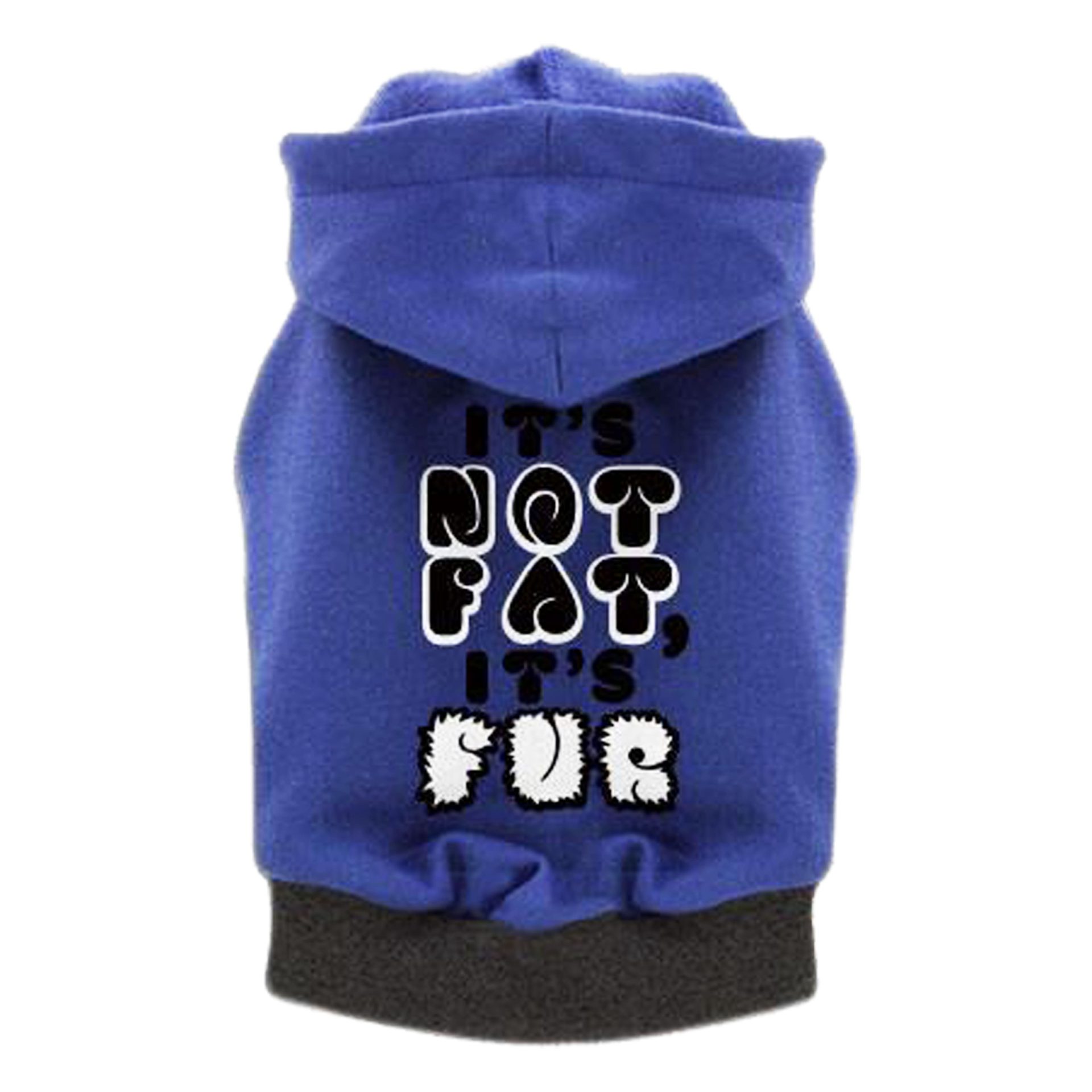 Yellow Hydrant Graphic Hoodie It's Not Fat, It's Fur
