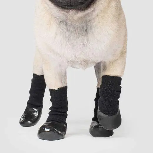 Canada Pooch Slouchy Socks Black Dogfather and Co. Dog Grooming and Retail in Toronto