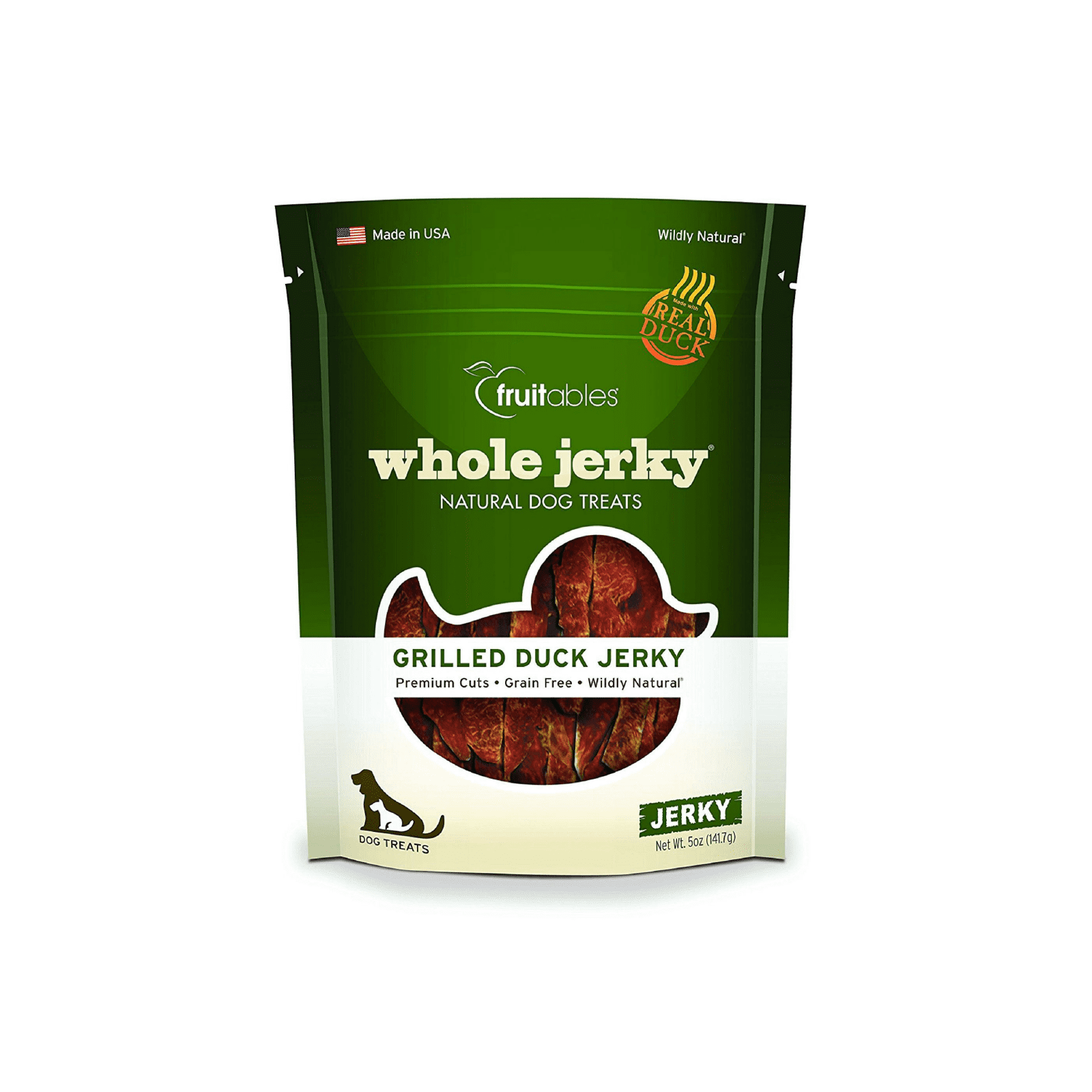 Fruitables Wildly Natural Jerky Dog Treats Grilled Duck » Dogfather and