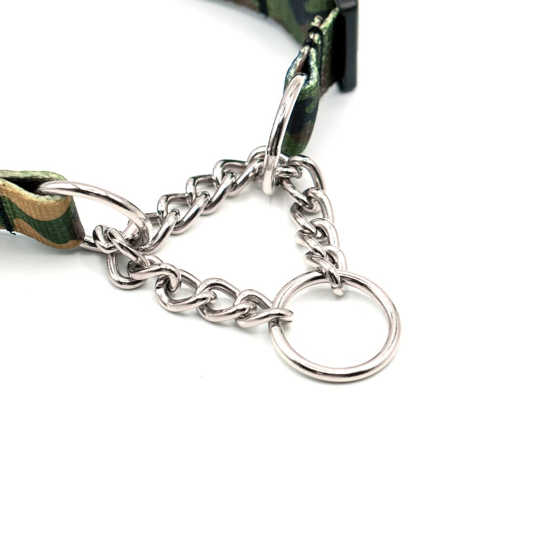 Woof Concept Ikonic Martingale Collar Woodland » Dogfather and Co