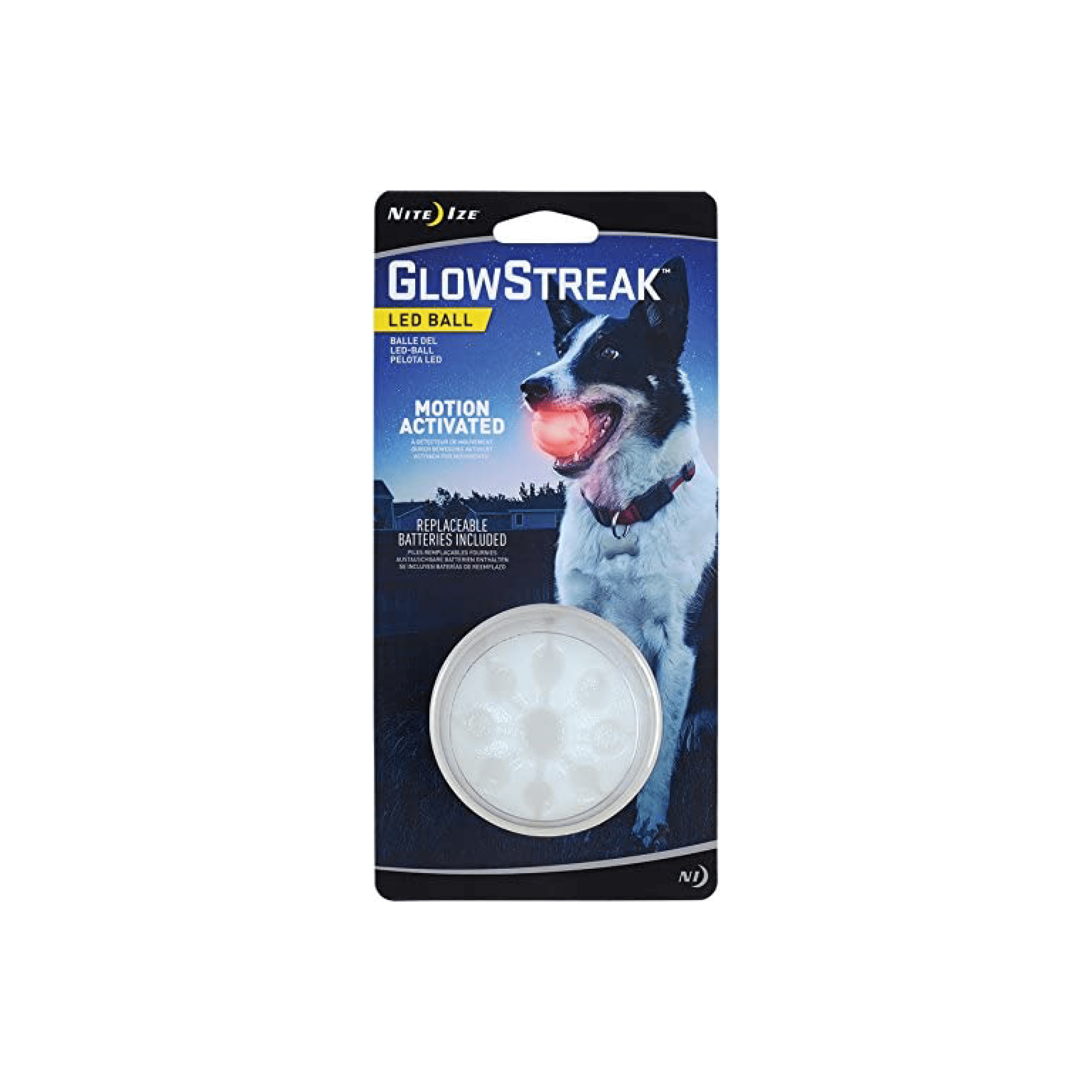 Nite Ize Huck N' Tuck Glowstreak Ball Red