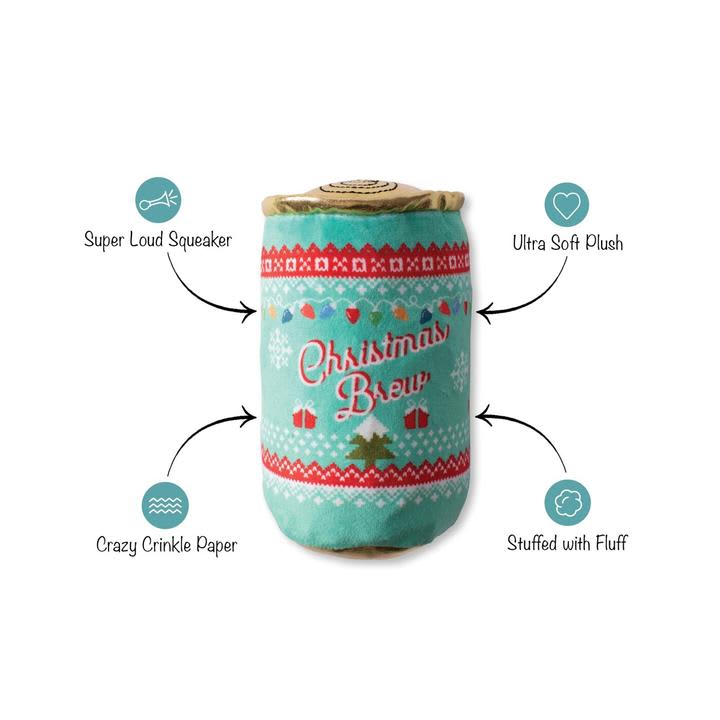 Pet Shop by Fringe Studio Holiday Christmas Brew Pet Toy - Image 2