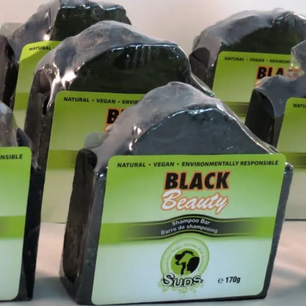 Black Beauty Shampoo Bar » Dogfather and Dog