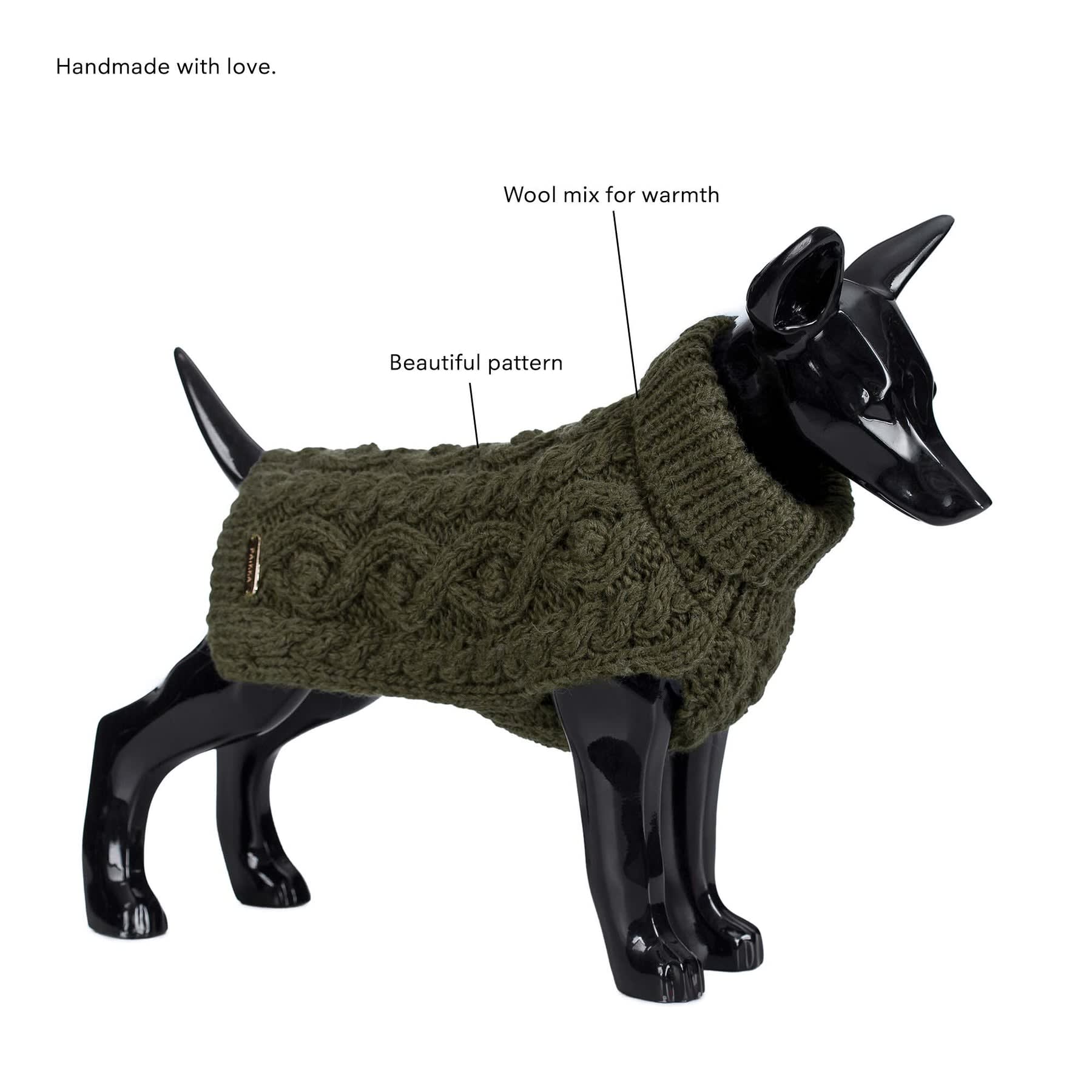 PAIKKA Handmade Knit Sweater Green - Image 2