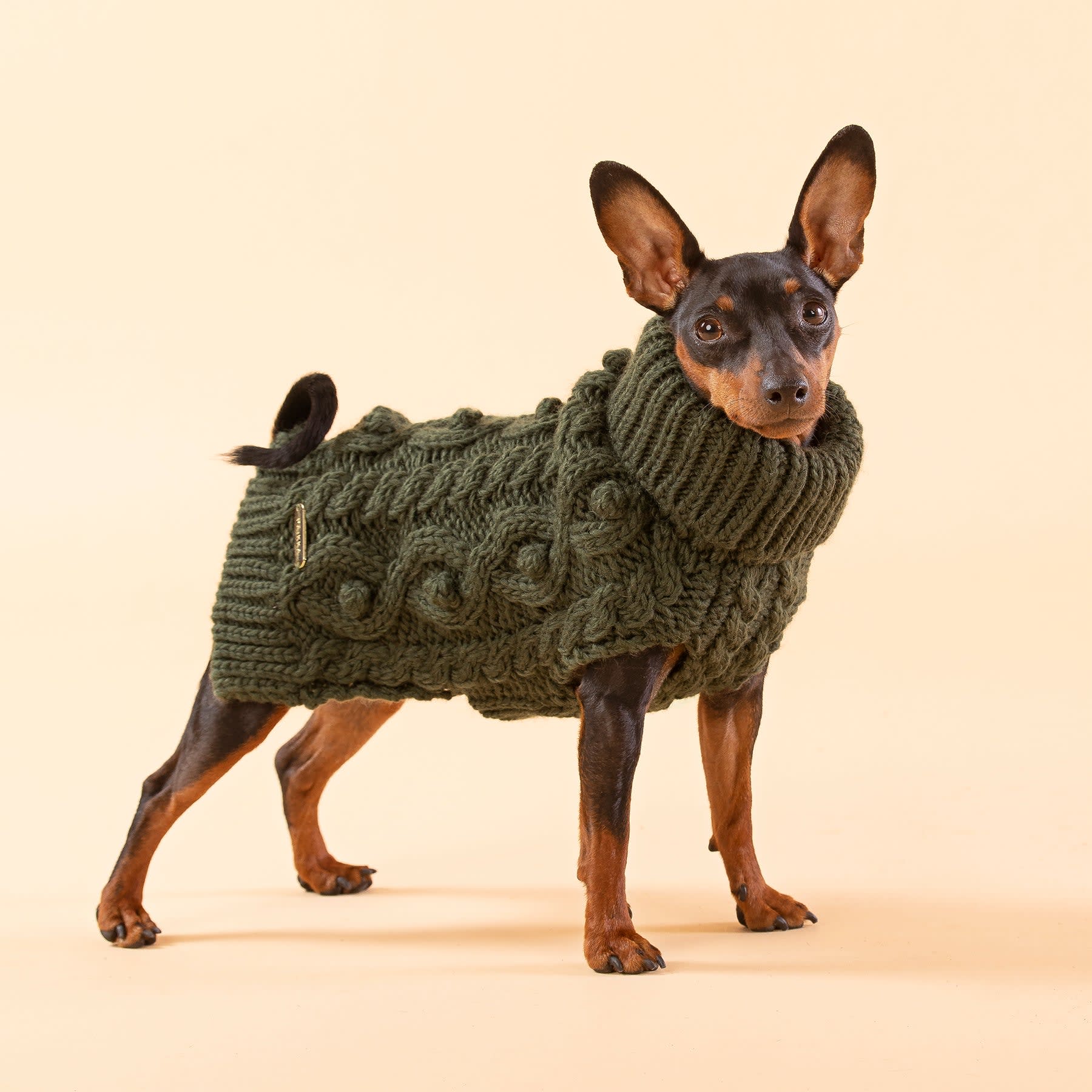 PAIKKA Handmade Knit Sweater Green - Image 4