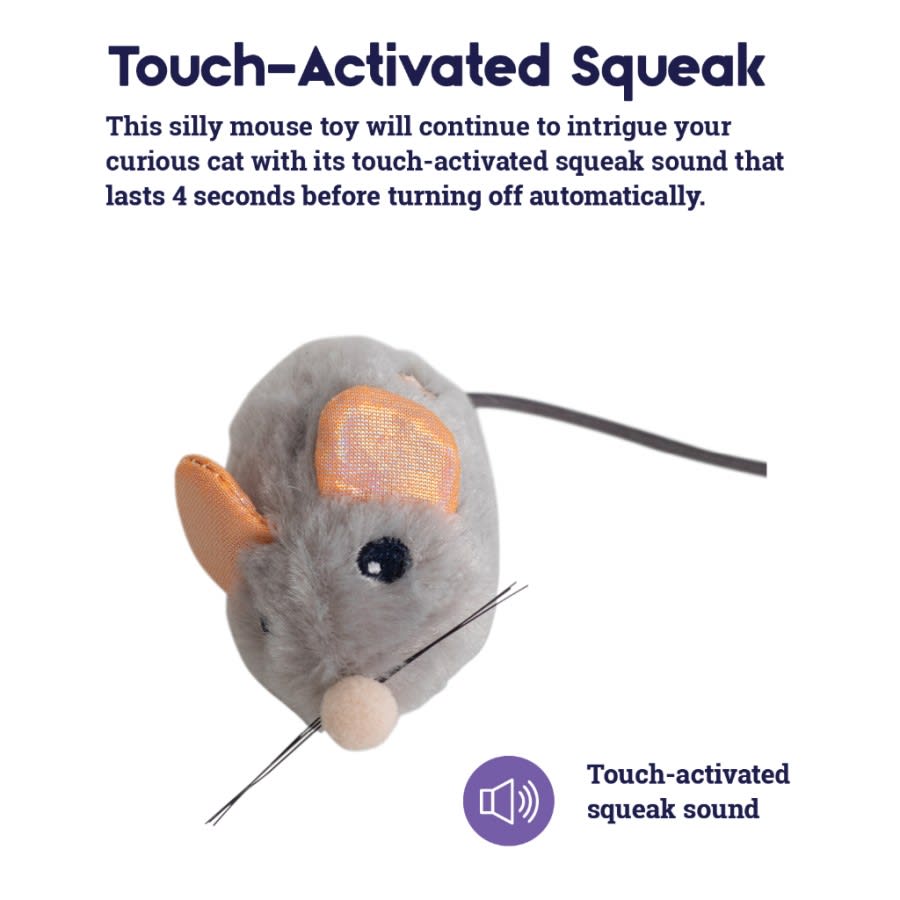 Petstages Squeak Squeak Mouse - Image 2
