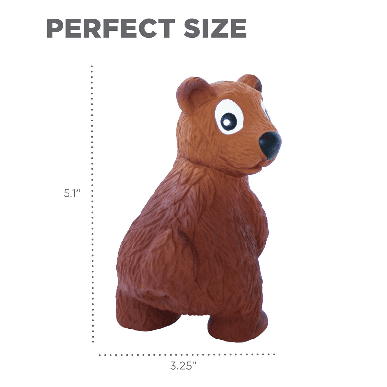 Outward Hound Tootiez Bear Brown - Image 3