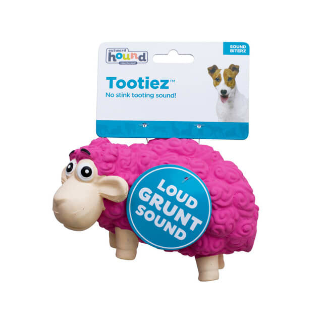 Outward Hound Tootiez Sheep Pink - Image 3