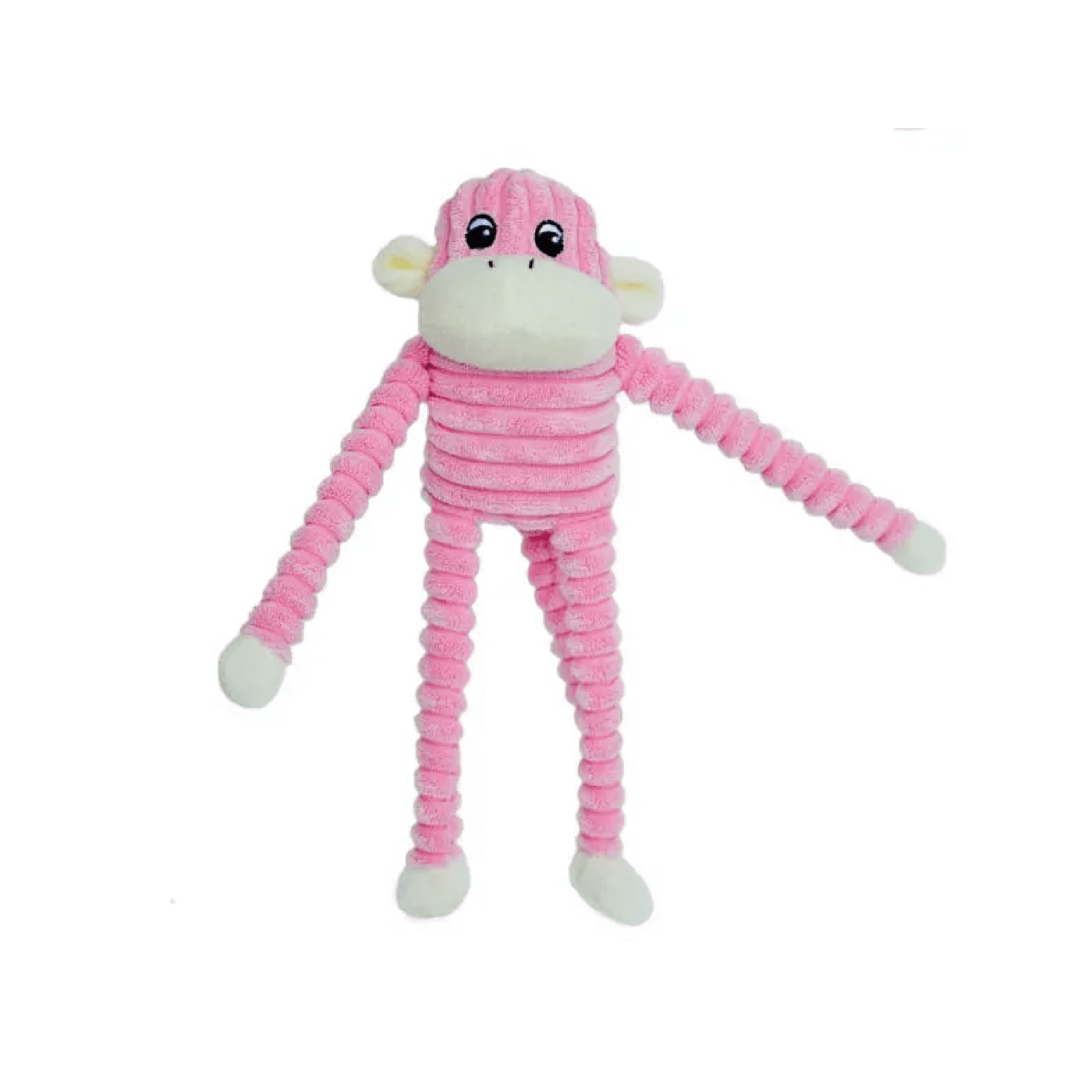 Pink sock store monkey dog toy