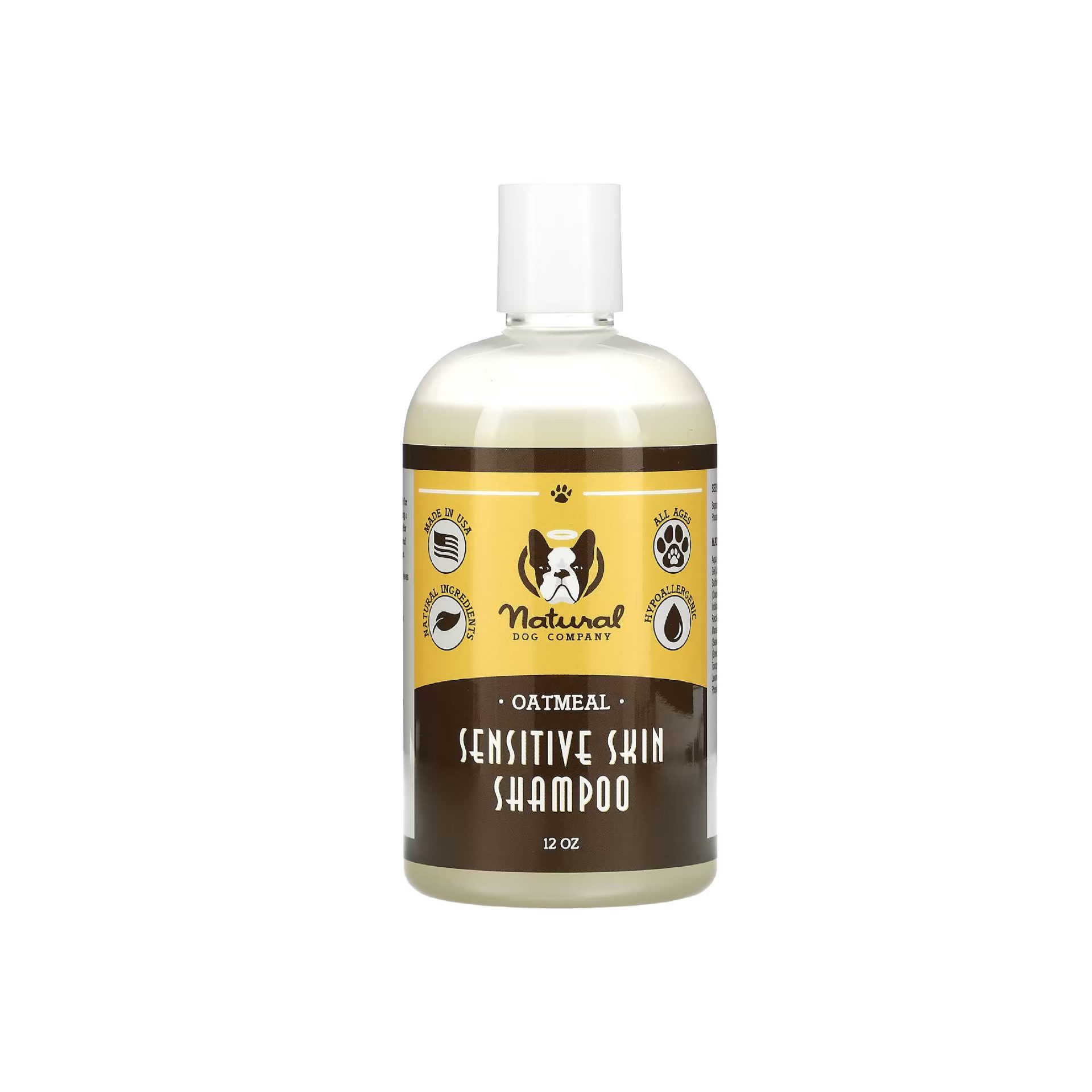 Natural Dog Company Sensitive Skin Oatmeal Shampoo 12 oz » Dogfather