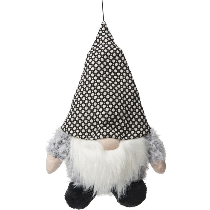 Petlove Gnome Toy Black & White