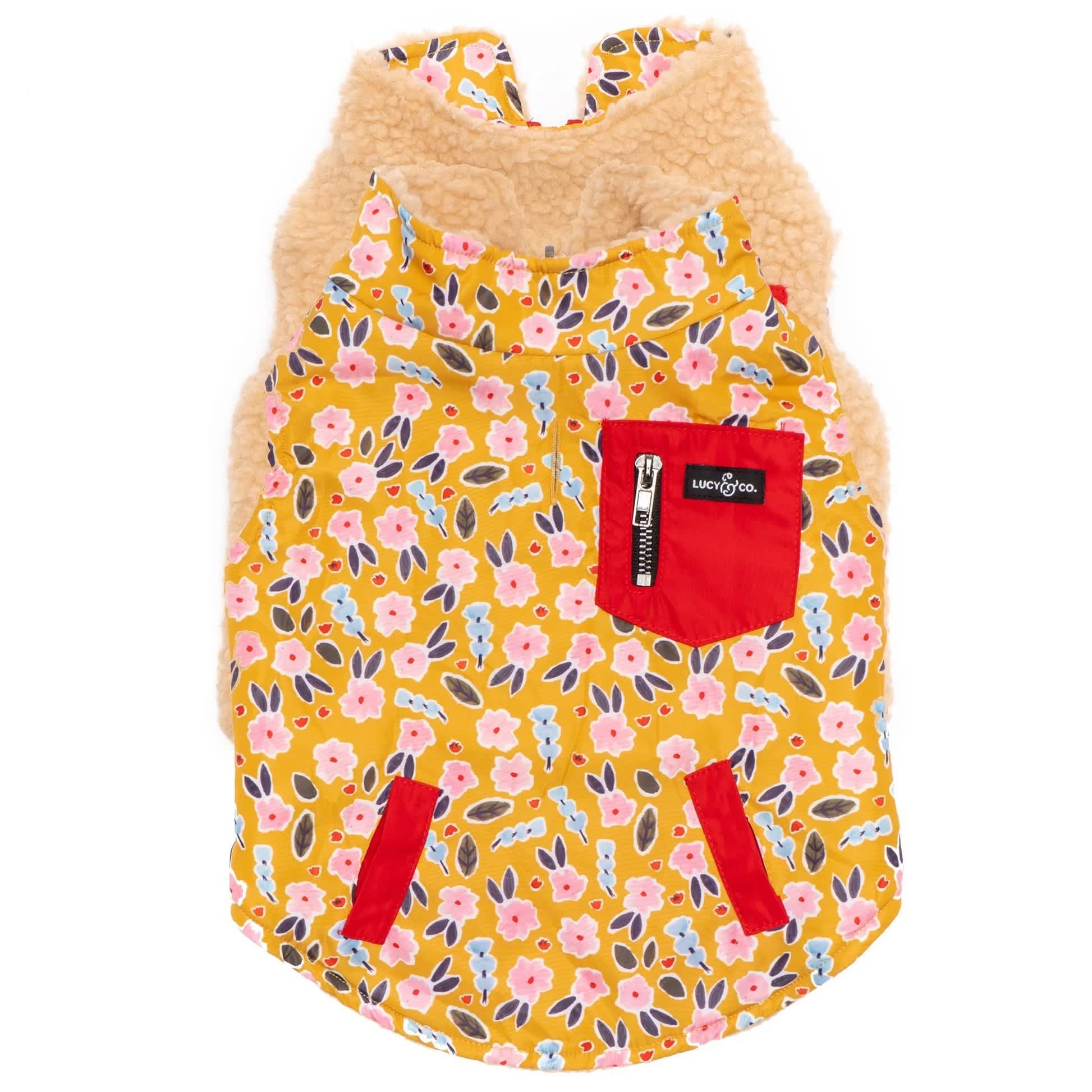 Lucy & Co Reversible Teddy Vest Little Lamb » Dogfather and Co. | Dog ...