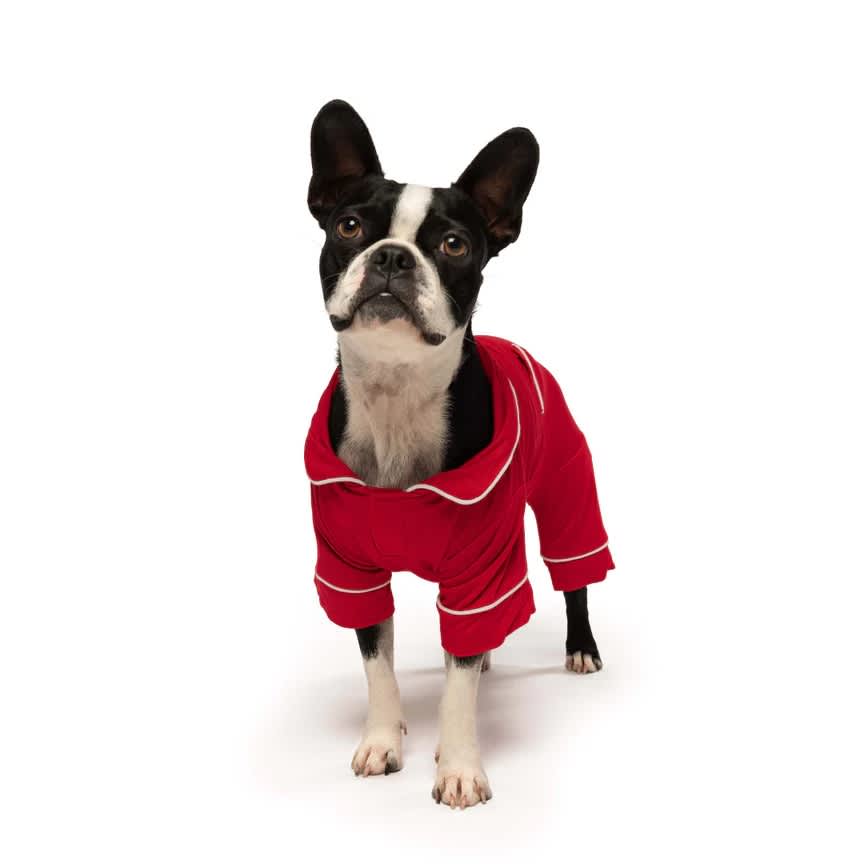 Fabdog Super Soft Modal Pajamas Red - Image 2