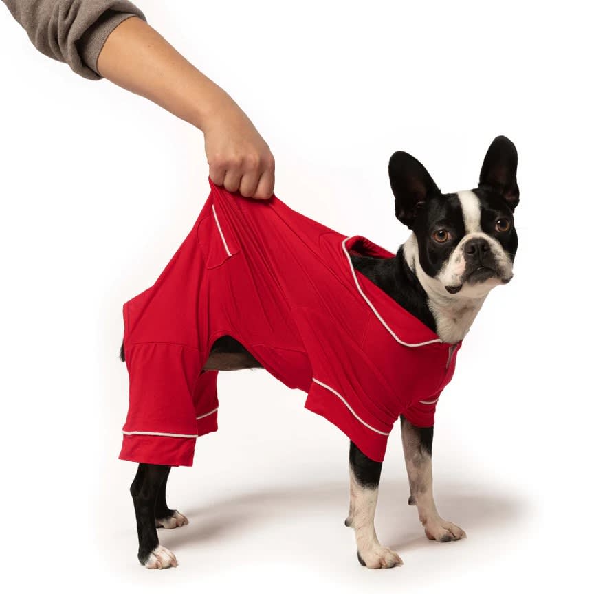Fabdog Super Soft Modal Pajamas Red - Image 3